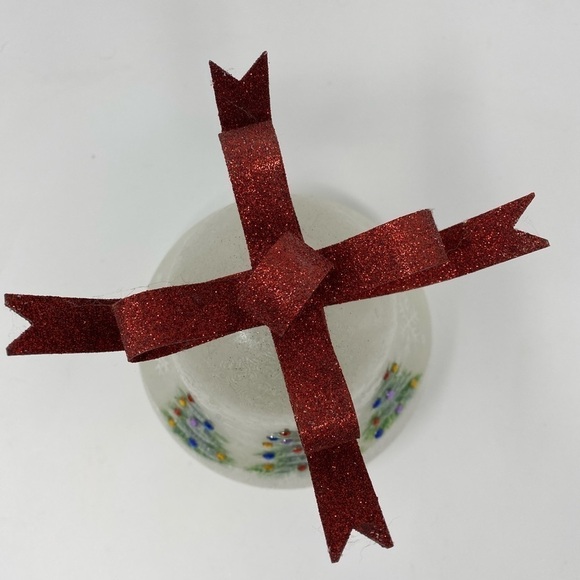 Snowy Christmas Tree Lighted Bell Decor - Picture 5 of 9